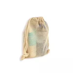 여성 패션잡화 그물 파우치 코튼 메쉬 면 주머니 화장품 보관백 여행용 복조리백