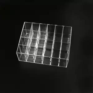 화장품정리함 아크릴 립스틱 보관함 24구 투명 화장대 수납함 틴트 진열대
