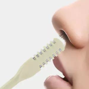 코털제거기 수동 이중 면도날 안전 휴대용 남성 여성 코털정리기 3개입