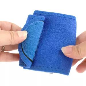 스포츠 보호용품 손목보호대 접착식 헬스 골프 테니스 아대 파랑 밴드