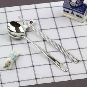 [골드스마일]DMK 스테인리스 웨일 고래 수저 1P OPP포장