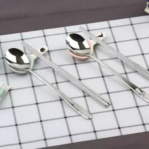 [골드스마일]DMK 스테인리스 웨일 고래 수저 2P