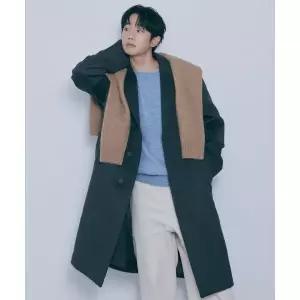 마인드브릿지 두굿 캐시미어 싱글 오버핏 코트 - 2color