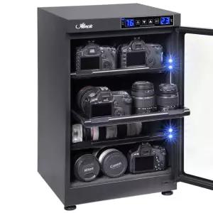 카메라 진열장 캐비넷 캐비닛 상자 전자기기 선반 보관함
