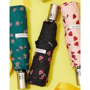 질스튜어트 JILLSTUART [PETIT DIAMOND] 블랙 쁘띠패턴 3단자동 양산 겸용 우산 JAUM4E001BK