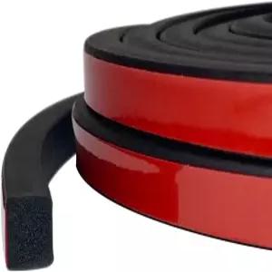 고택 자기 접착 테이프가 있는 틴벤트 솔리드 직사각형 고무 씰 보트용 EPDM 폼 풍화 박리 자동차 RV 해상