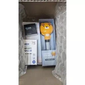 대림바스 디클린 카카오 샤워기(라이언)+항균 플러스 리필필터(3개입)+세라믹볼+샤워호스(오렌지) SET