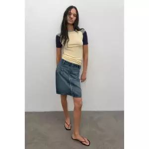 ZARA 자라 컬러 블록 니트 탑 - 멀티컬러 144594