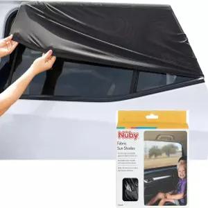 차량 창문용 누비 카시트 선쉐이드 2팩 통기성 메쉬 원단 신선한 공기 흐름을 위한 전체 기능 햇빛 벌레 및