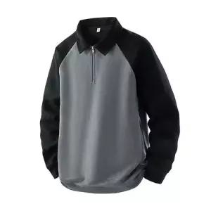 록쉬블몰 빈티지 남성 빅사이즈 맨투맨 칼라 코트 자켓 세무 HO1