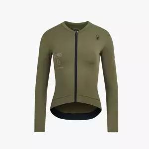 매장정품 스파이더 여성 사이클 더턴 그래픽 긴팔 저지 SPJFCNFT551WOLV 137083