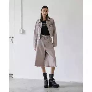 에고이스트 백 레이스업 버뮤다 데님팬츠ER3DQ860 1028549