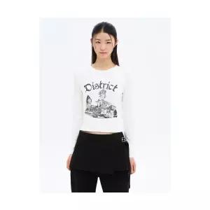 매장정품 8SECONDS 에잇세컨즈 그래픽 티셔츠 화이트 125141MQC1 1400978