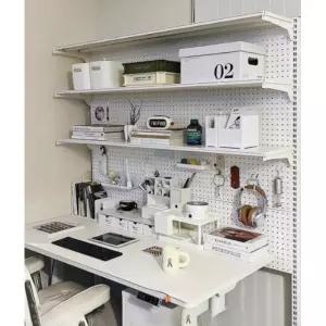 스탠드 타공판 선반 정리대 보드 천공 파티션 칸막이