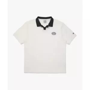 매장정품 diadora 디아도라 Diadora 테리 카라 반팔 티셔츠 WHITE D5221LTS71WHT 1242715