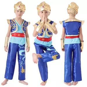 지니 튬 할로윈 성인 요정 남자 의상 램프 딘