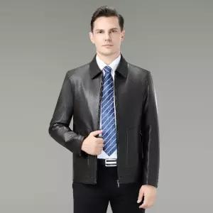 남성 봄가을 가죽옷 캐주얼 양가죽 무스탕 자켓 점퍼 도톰함 J03Z3K OP3