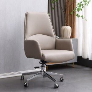 로우백 가죽 중역 의자 서재 사무실용