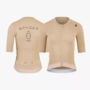 매장정품 스파이더 여성 사이클 더턴 그래픽 반팔 저지 SPJPCNFT554WLBG 137015