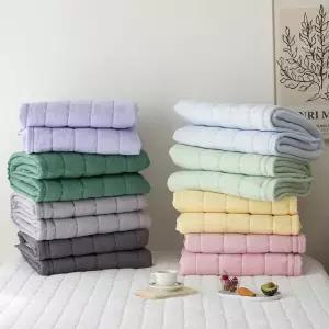 [르헤브] 롤케이크 소프트 워싱 고정밴딩 침대 패드 (SS/슈퍼싱글)