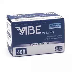 1-10롤 VIBE Max 400 컬러 필름 ISO 135 501F 카메라 카메라용 네거티브 18EXP/롤