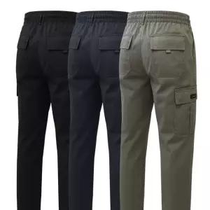 2장세트 유니미스 남성 간절기 작업복 건빵바지 봄가을 신축성 카고팬츠