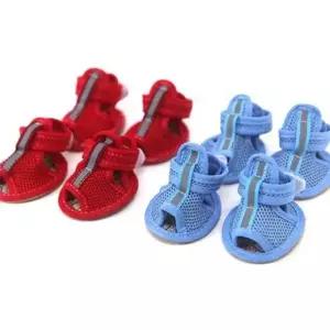 메쉬 강아지 여름 신발 샌들 강아지산책 신발 반려견발 보호