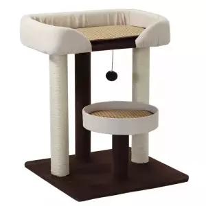 미니 캣타워 단 고양이 소형 노묘 침대 스크래쳐