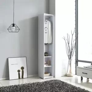 심플 슬림 오픈형 행거 틈새 수납장 300 옷정리 원룸장롱 싱글옷장 집꾸미기 드레스룸