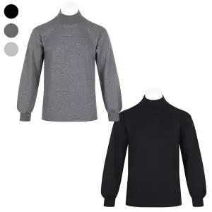 [리빌모아]남자 겨울 국내제작 기모 반폴라 니트 티셔츠 NA-L-TS-Q001