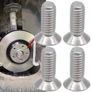 호환 Vauxhall Seat 용 4X 나사 Saab Kia Hyundai 전면 후면 브레이크 로터 디스크 고정 육각 소켓 카운터 싱크 볼트 스테인레스