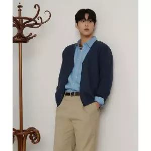 매장정품 빈폴 BEANPOLE MEN [Essential] B.Ever 카디건 - 네이비 BC625AE11R 664341