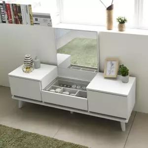 실용적인 악세사리함 좌식 화장대 5색 감성가구 홈스타일링 방꾸미기 공간절약 홈데코