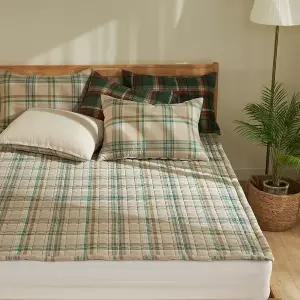 [NS홈쇼핑][르헤브] 피노키오 체크 마이크로워셔 카페트 겸 패드 (Q/퀸)..[35816330]