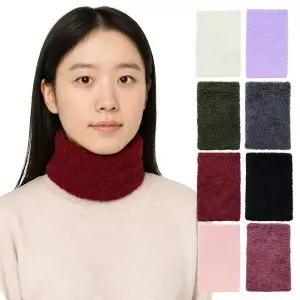 [NS홈쇼핑]2장세트 유니미스 국내생산 겨울 방한 머플러 극세사 넥워머[35815054]