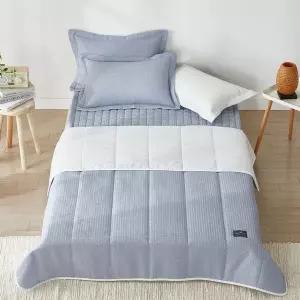 [NS홈쇼핑][르헤브] 샤베트 햄프 안티모스 누빔이불 패드세트 (Q/퀸)[35816631]