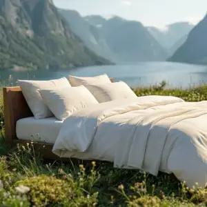 [미세스문] Q_삶아쓰는 양모100% 침구 세트