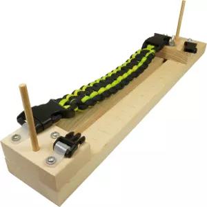 초보 파라코드 우드 지그 - 길이 조절이 가능한 팔찌 공예 버클이 브딩 직조 도구 키트