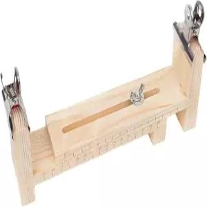 Myuiao 파라코드 지그 팔찌 제조기 나무로 된 도구 키트 브딩 및 직조 DIY 공예