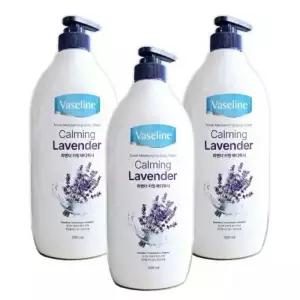 바세린 프레시 모이스처라이징 바디워시 라벤더카밍 900ml x 3개