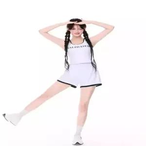 수피 여친 여름 바캉스룩 비키니 수영복 온천 운동 단정한 사각 비치웨어 JEN2