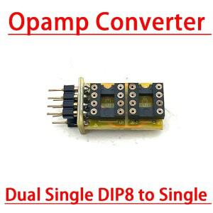 듀얼 싱글 OP- 오디오 Op 어댑터 컨버터 변환 보드 NE5534 AD797 OPA627 연산 증폭기용 DIP8-싱글