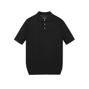 질스튜어트 JILLSTUART [THE TWILL] 실크 블렌드 카라 니트 JNSW6B301BK