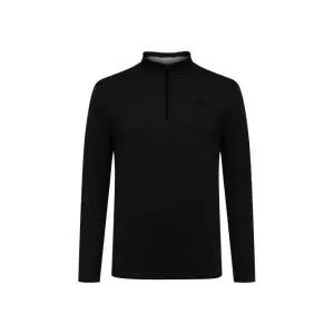 EIDER PERFORMANCE (퍼포먼스) 남성 버블 긴팔 짚업 티셔츠_Black DMP26207Z1 121663