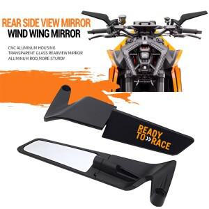 [호환품]바이크 오토바이 CNC 후면보기 미러 KTM 슈퍼 어드벤처 듀크 RC 390 690 790 890 1090 R 용 HD 엔