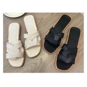 인기상품 플랫 데일리 유니크 꼬임 포인트 여성 슬리퍼 [WFC44DF_260404]