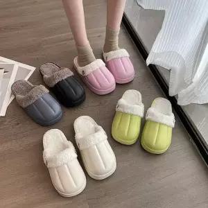 남여 털 탈부착 슬리퍼 겨울 방수 방한 털슬리퍼 털슬리퍼 겨울슬리퍼 여성슬리퍼