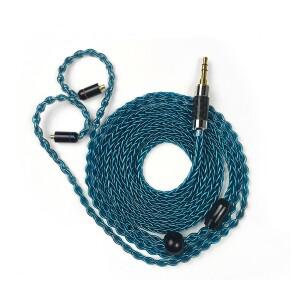 고 케이블 8코어 은도금 이어폰 mmcx/0.78/2핀 4.4/2.5/3.5/Type-c/ios iem 헤드폰