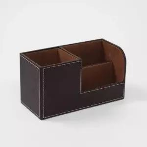 [문구/오피스] 가죽 책상 정리함 오거나이저 트레이