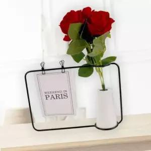 [문구/오피스] 메모집게 디자인 화병 메모지 꽂이 블랙